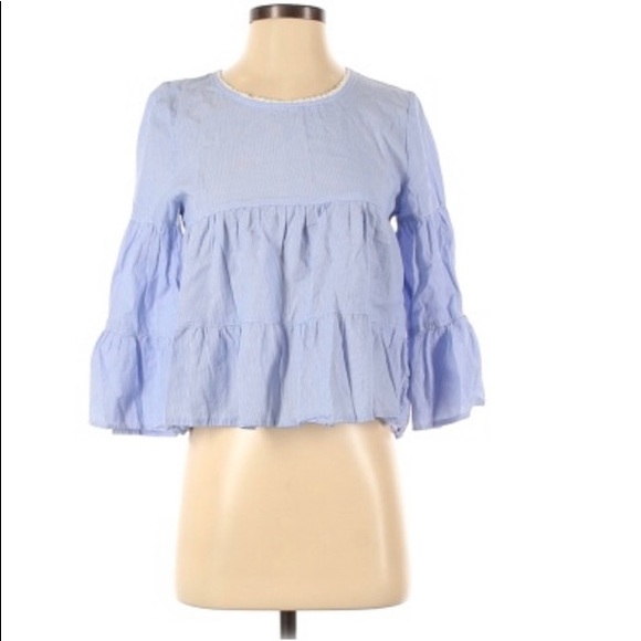 E&M Collection Long Sleeve Blouse. Sz S - Picture 1 of 9